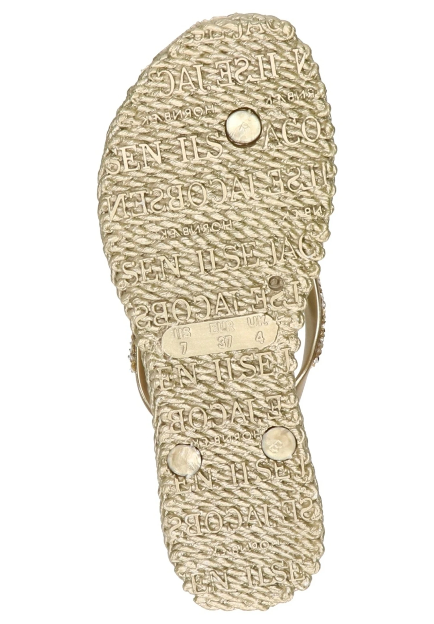 ILSE JACOBSEN Teenslippers - Goud 7 ILSE JACOBSEN Teenslippers - Goud - Afbeelding 5