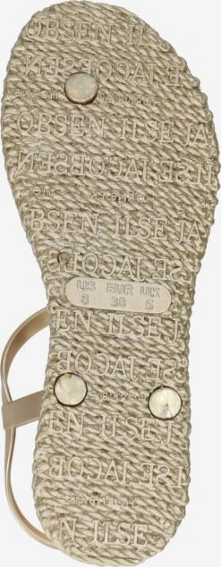 ILSE JACOBSEN Slippers Teenslipper Dames Lichtbeige -Ilse Jacobsen 02c7768894d898acfa191336c4e99ed1