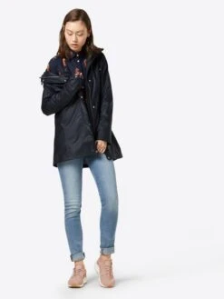 ILSE JACOBSEN Regenmantels Functionele Mantel Dames Navy -Ilse Jacobsen 059891a4cf31a7e86b8d6af509ba95a8