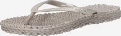 ILSE JACOBSEN Slippers Teenslipper Dames Lichtgrijs