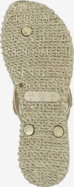 ILSE JACOBSEN Slippers Teenslipper Dames Platina -Ilse Jacobsen 1ce3ec6037452a7e847aa376c607622f