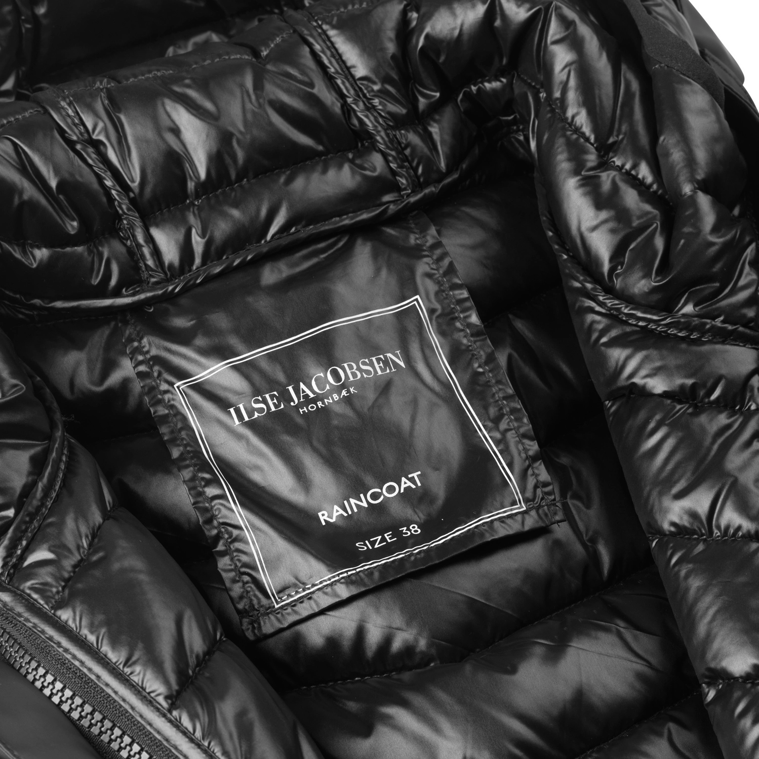 Regenjas Ilse Jacobsen RAIN153 Black 4 Regenjas Ilse Jacobsen RAIN153 Black - Afbeelding 2