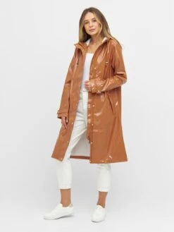 ILSE JACOBSEN Regenmantels Functionele Mantel RAIN Dames Lichtbruin -Ilse Jacobsen 21d81f5a572400539375d91cdb8c48a6