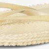 ILSE JACOBSEN Slippers Teenslipper Dames Pasteelgeel