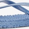 ILSE JACOBSEN Slippers Teenslipper Cheerful 01 Dames Lichtblauw -Ilse Jacobsen 340d49f56f3f2b7f8c15698629ff258f