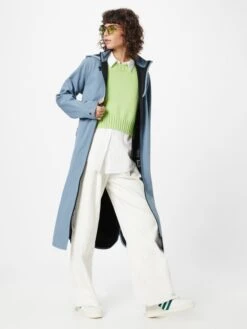 ILSE JACOBSEN Regenmantels Tussenmantel Dames Duifblauw -Ilse Jacobsen 4e01bec2bdafc2ad91ce4391aa29730d