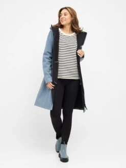 ILSE JACOBSEN Regenmantels Tussenmantel Dames Blauw -Ilse Jacobsen 589c0220f7e8191c666a7c6b0bc30a09