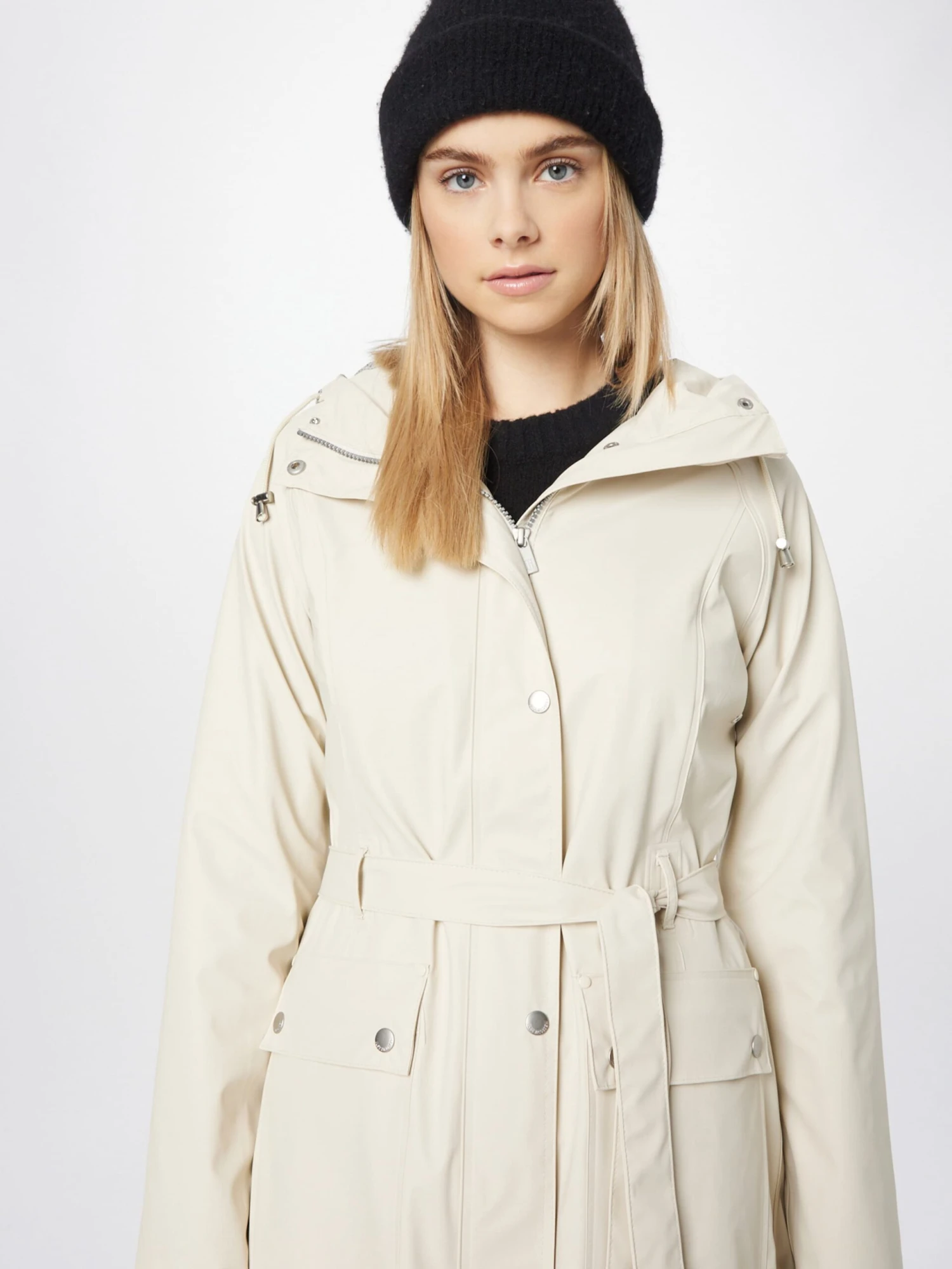 ILSE JACOBSEN Regenmantels Tussenmantel Dames Crème 4 ILSE JACOBSEN Regenmantels Tussenmantel Dames Crème - Afbeelding 2