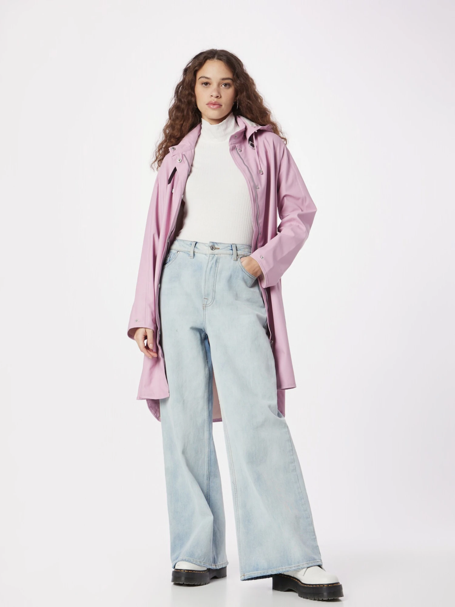 ILSE JACOBSEN Regenmantels Functionele Mantel Dames Rosa 7 ILSE JACOBSEN Regenmantels Functionele Mantel Dames Rosa - Afbeelding 5