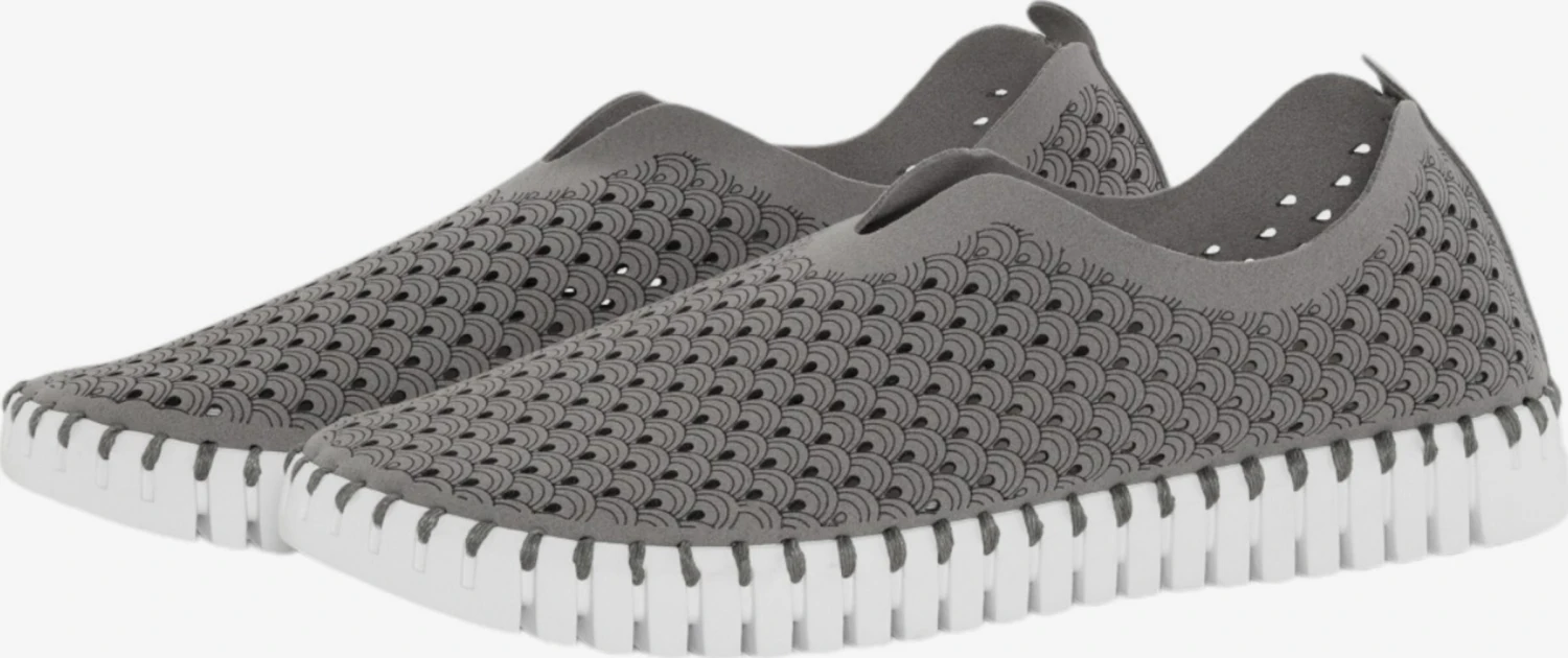 ILSE JACOBSEN Slip-on Sneakers Slip-on TULIP139 Dames Grijs 4 ILSE JACOBSEN Slip-on Sneakers Slip-on TULIP139 Dames Grijs - Afbeelding 2