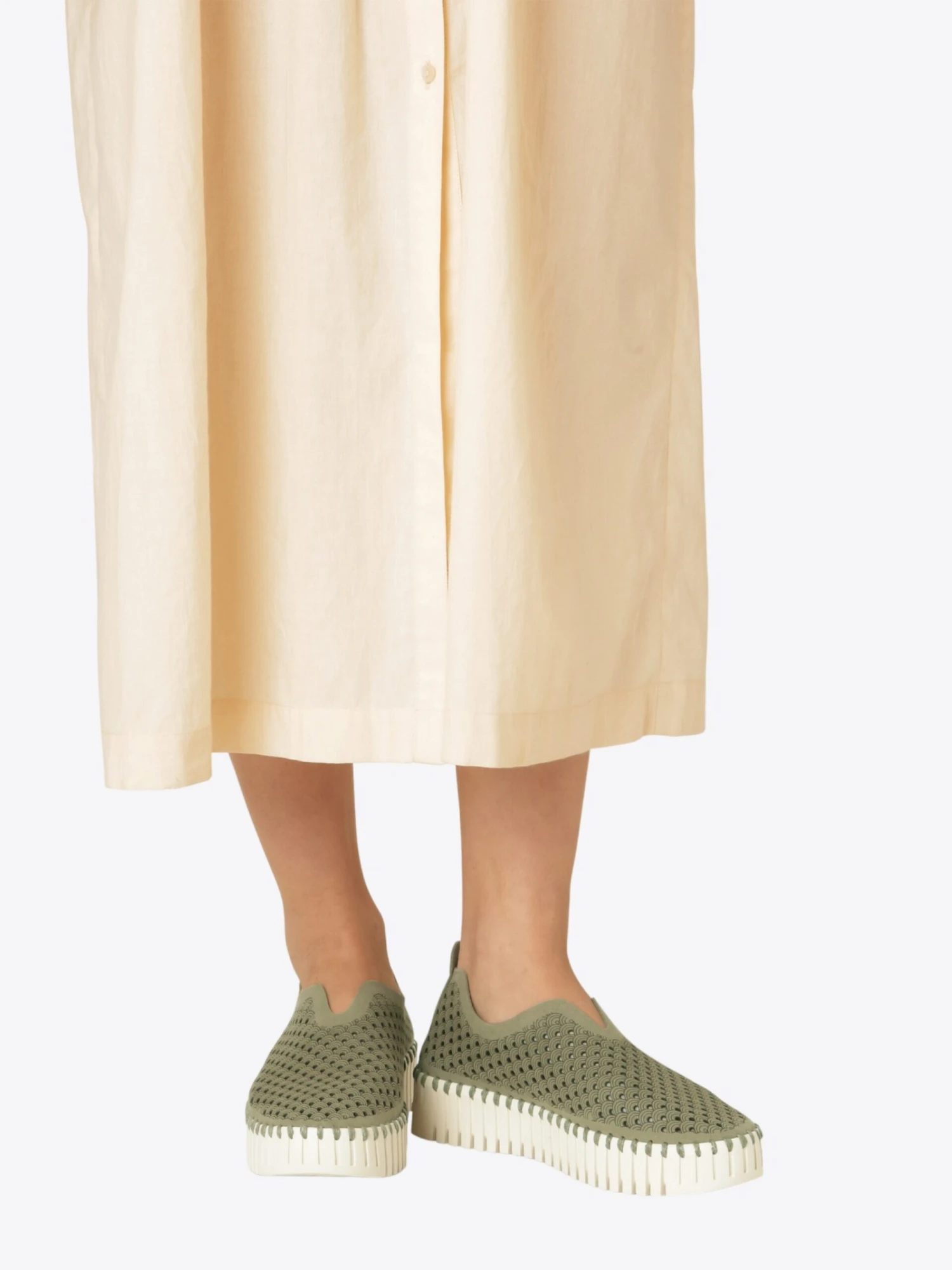 ILSE JACOBSEN Slip-on Sneakers Slip-on TULIP Dames Olijfgroen 8 ILSE JACOBSEN Slip-on Sneakers Slip-on TULIP Dames Olijfgroen - Afbeelding 6