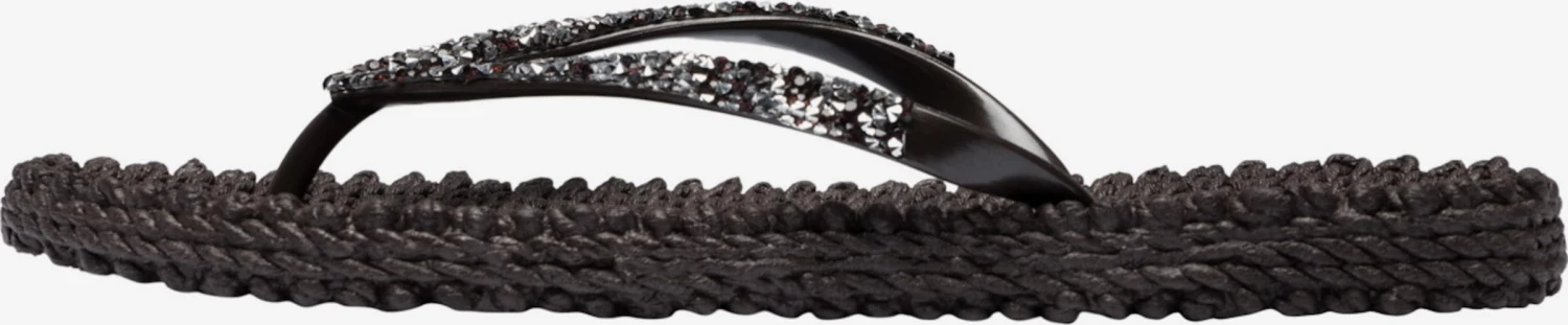 ILSE JACOBSEN Slippers Teenslipper CHEERFUL03G Dames Zwart 3 ILSE JACOBSEN Slippers Teenslipper CHEERFUL03G Dames Zwart