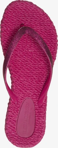 ILSE JACOBSEN Slippers Teenslipper Cheerful Dames Donkerroze -Ilse Jacobsen 869e7740e0087c73a5f8a5a37d647370