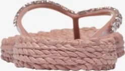 ILSE JACOBSEN Slippers Teenslipper CHEERFUL03G Dames Oudroze -Ilse Jacobsen 88dd4d712b2083dd2d1ec1e6ed7a7815