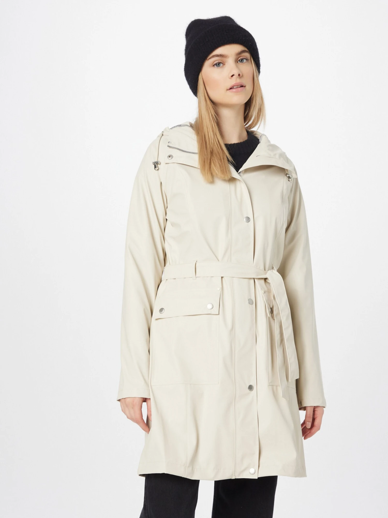 ILSE JACOBSEN Regenmantels Tussenmantel Dames Crème 5 ILSE JACOBSEN Regenmantels Tussenmantel Dames Crème - Afbeelding 3