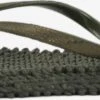 ILSE JACOBSEN Slippers Teenslipper CHEERFUL01M Dames Olijfgroen -Ilse Jacobsen 8cef9aec98db2b6f34adf4e274db6923