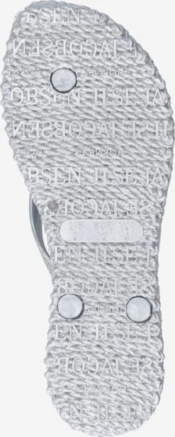 ILSE JACOBSEN Slippers Teenslipper Dames Zilver -Ilse Jacobsen 8df20ca3021d717326dd87cd70a68295