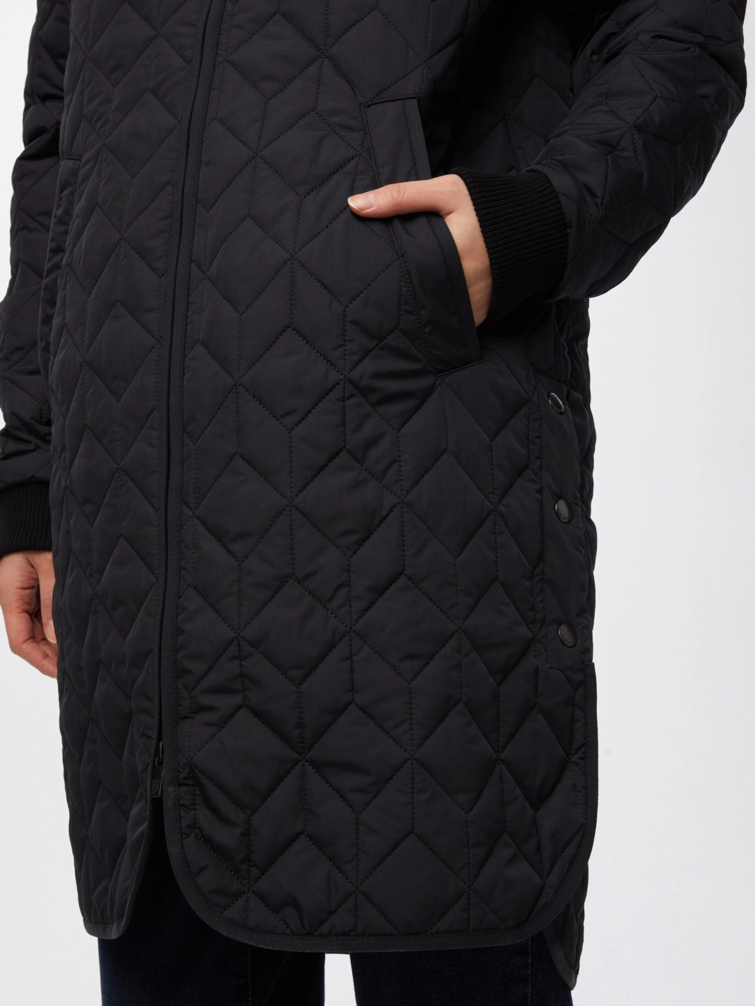 ILSE JACOBSEN Tussenmantels Tussenmantel Dames Zwart 4 ILSE JACOBSEN Tussenmantels Tussenmantel Dames Zwart - Afbeelding 2