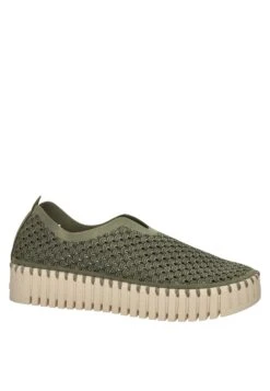 ILSE JACOBSEN Tulip Platform- Instappers - Groen -Ilse Jacobsen 9667175b5ad74e5c88af55ce132cb05b