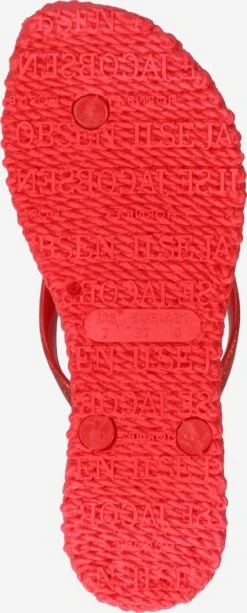 ILSE JACOBSEN Slippers Teenslipper Dames Rood Gemêleerd -Ilse Jacobsen 973e3452bb93dacf585e5dca285f3884