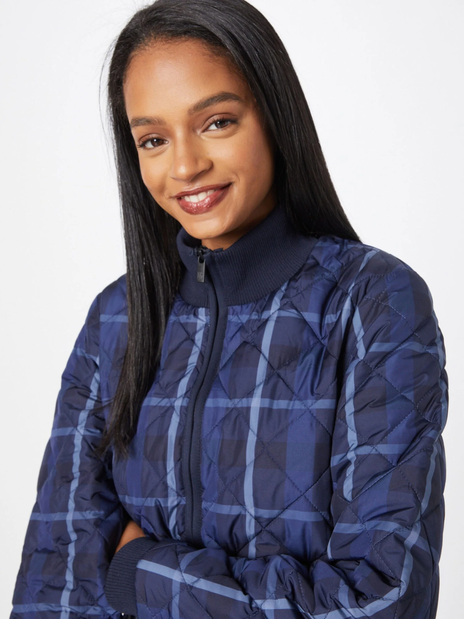 ILSE JACOBSEN Tussenmantels Tussenmantel Dames Marine / Navy / Lichtblauw 4 ILSE JACOBSEN Tussenmantels Tussenmantel Dames Marine / Navy / Lichtblauw - Afbeelding 2