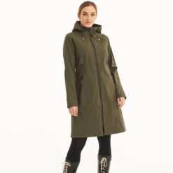 Regenjas Ilse Jacobsen Women RAIN37L Army -Ilse Jacobsen RAIN37L.410.LC44 2