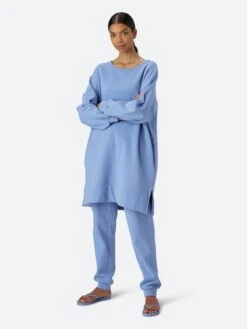 ILSE JACOBSEN Slippers Teenslipper Cheerful 01 Dames Lichtblauw -Ilse Jacobsen a1904031086de4eef655fca68c2ee870