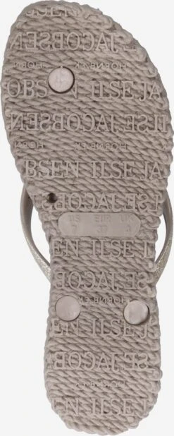 ILSE JACOBSEN Slippers Teenslipper Dames Lichtgrijs -Ilse Jacobsen a35a5c8f7a955a0d2ecdf2ccbf2e1f50