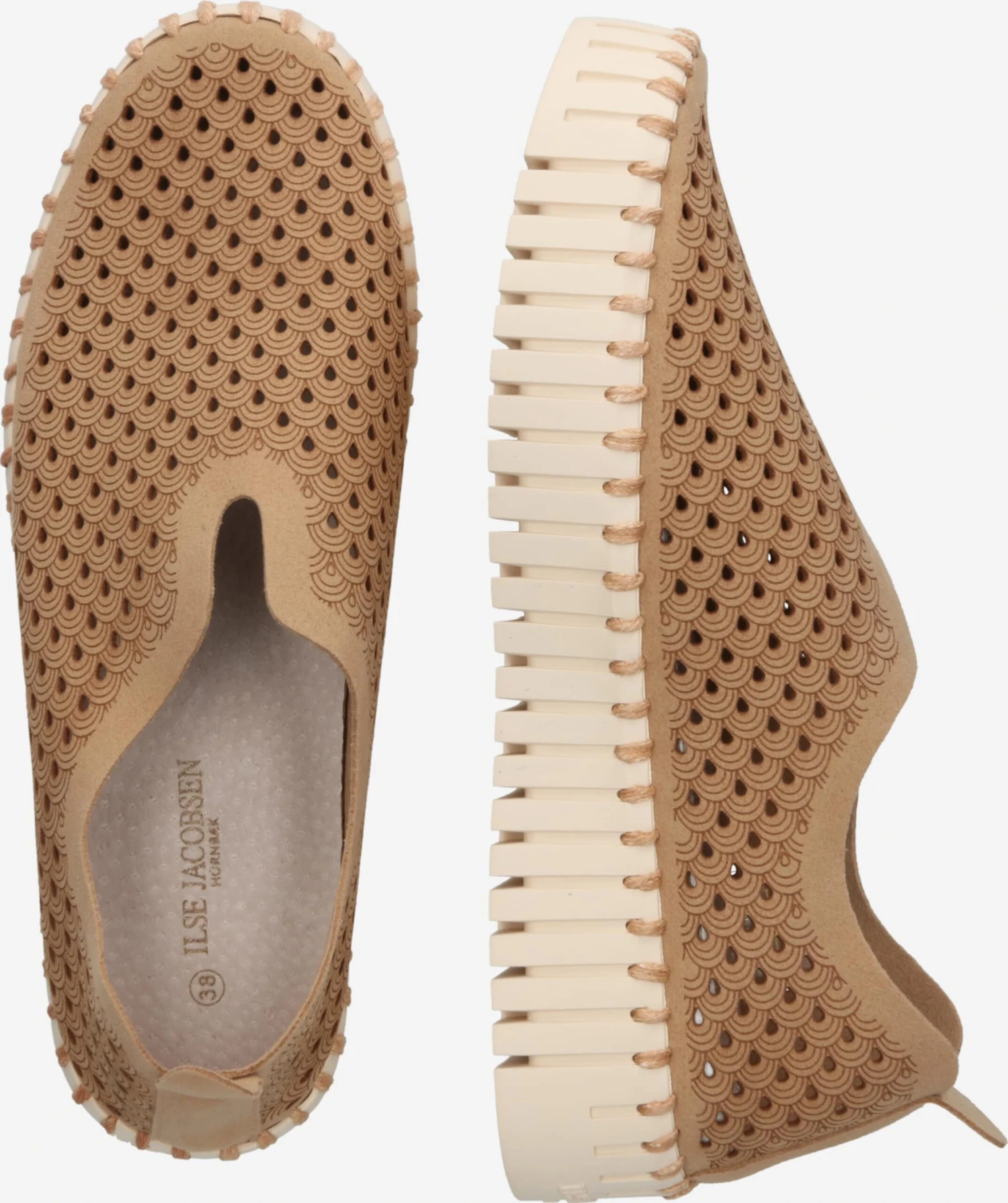 ILSE JACOBSEN Slip-on Sneakers Slip-on Dames Bruin 4 ILSE JACOBSEN Slip-on Sneakers Slip-on Dames Bruin - Afbeelding 2