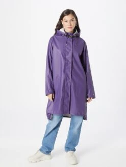 ILSE JACOBSEN Regenmantels Functionele Mantel Dames Donkerlila -Ilse Jacobsen ae497f16b0050a7a0ebd923ebb07732e
