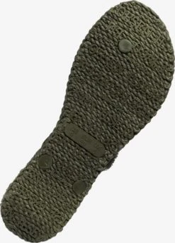 ILSE JACOBSEN Slippers Teenslipper CHEERFUL03G Dames Kaki -Ilse Jacobsen bc9c39ab44fd92ff3a383aeda515c3e9