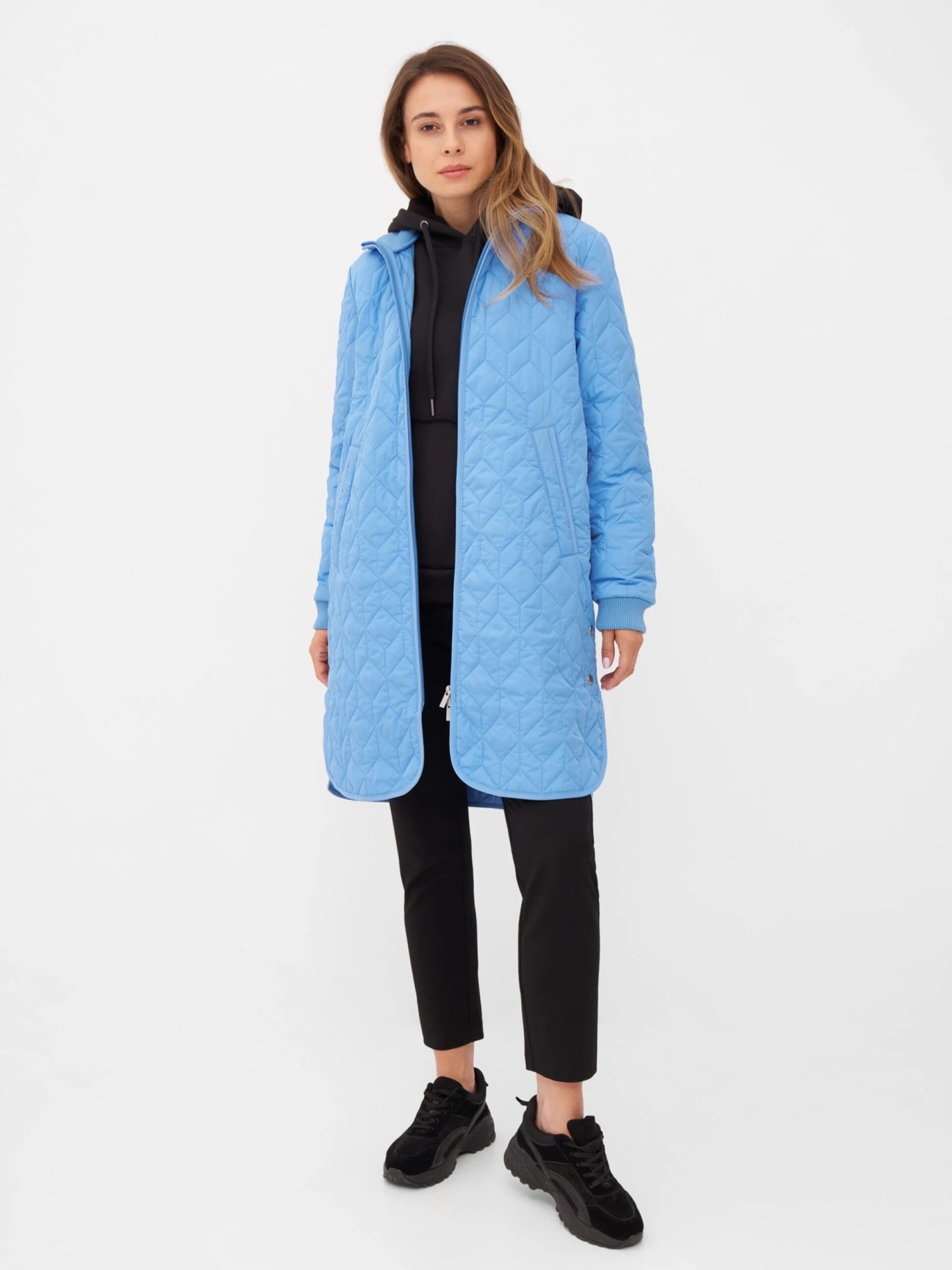 ILSE JACOBSEN Tussenmantels Tussenmantel ART06 Dames Lichtblauw 5 ILSE JACOBSEN Tussenmantels Tussenmantel ART06 Dames Lichtblauw - Afbeelding 3