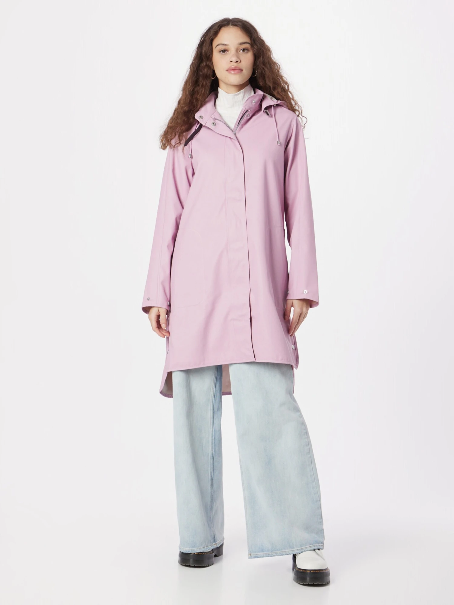 ILSE JACOBSEN Regenmantels Functionele Mantel Dames Rosa 5 ILSE JACOBSEN Regenmantels Functionele Mantel Dames Rosa - Afbeelding 3