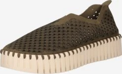 ILSE JACOBSEN Slip-on Sneakers Slip-on Tulip Dames Donkergroen