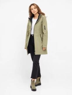 ILSE JACOBSEN Regenmantels Functionele Mantel RAIN37 Dames Beige -Ilse Jacobsen e0ff8a69bdb29487467ab7d081c124ea