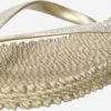 ILSE JACOBSEN Slippers Teenslipper Cheerful01 Dames Goud -Ilse Jacobsen e2bd473f1ce3a5a90b5d2339d0c9d124