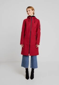 ILSE JACOBSEN Functional Raincoat - Parka - Rhubarb