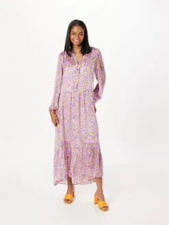 ILSE JACOBSEN Blousejurken Blousejurk Dames Lila -Ilse Jacobsen e74d0b48c9bcea38049dcd63d96edc71