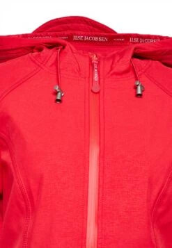 ILSE JACOBSEN 3/4 Raincoat - Regenjas - Deep Red -Ilse Jacobsen e77f15e7fe1540abb385ac993767ba99