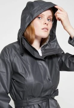 ILSE JACOBSEN Trenchcoat - Dark Shadow -Ilse Jacobsen ee6aa49d9ee74d8ba1fa02af416944f7