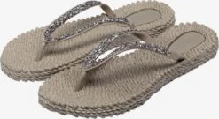 ILSE JACOBSEN Slippers Teenslipper CHEERFUL03G Dames Lichtgrijs -Ilse Jacobsen f13902ef30359ef93f8d68dcd122c443