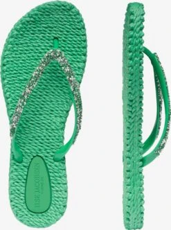 ILSE JACOBSEN Slippers Teenslipper CHEER Dames Groen -Ilse Jacobsen f1b53194c141c5d88a3deaeb1f2541e8