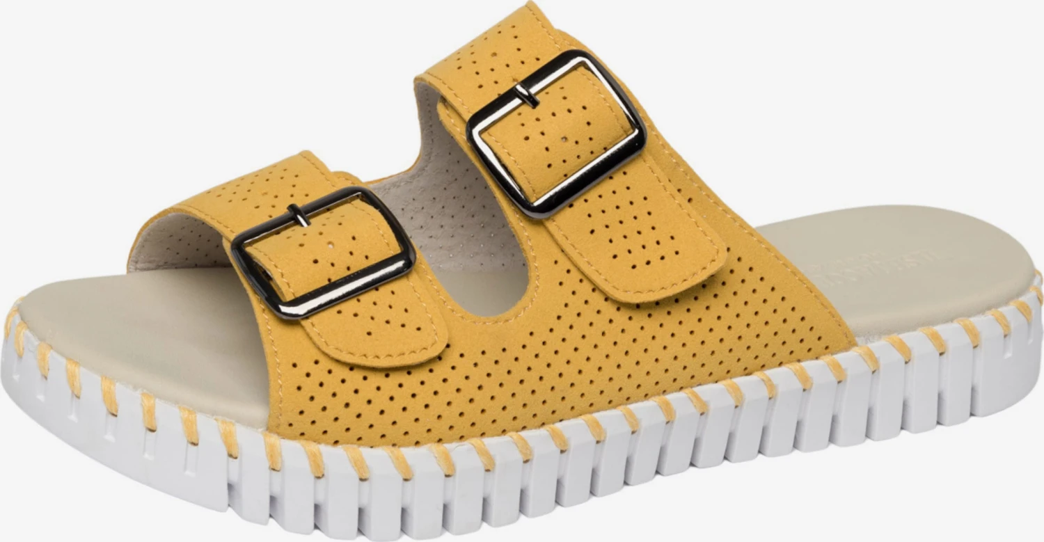 ILSE JACOBSEN Klassieke Muiltjes Muiltjes Dames Geel 3 ILSE JACOBSEN Klassieke Muiltjes Muiltjes Dames Geel