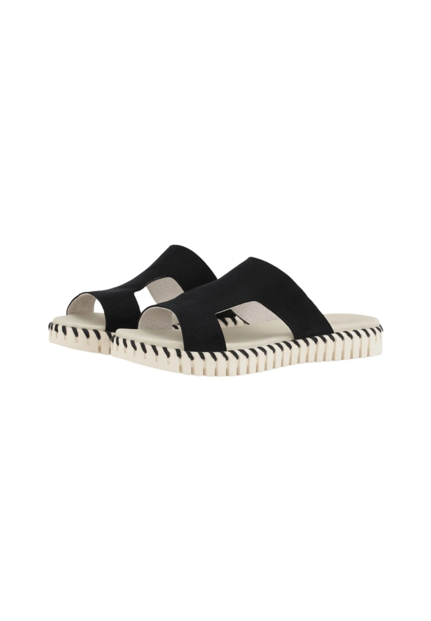 ILSE JACOBSEN Tulip1675 - Muiltjes - Schwarz 4 ILSE JACOBSEN Tulip1675 - Muiltjes - Schwarz - Afbeelding 2